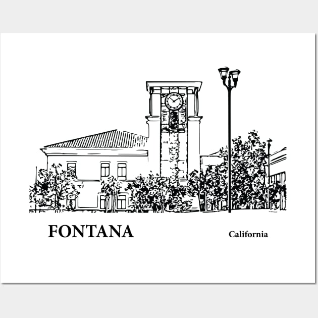 Fontana - California Wall Art by Lakeric